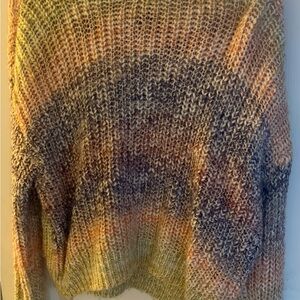 Multicolor Knit Women's Sweater AS like new cozy